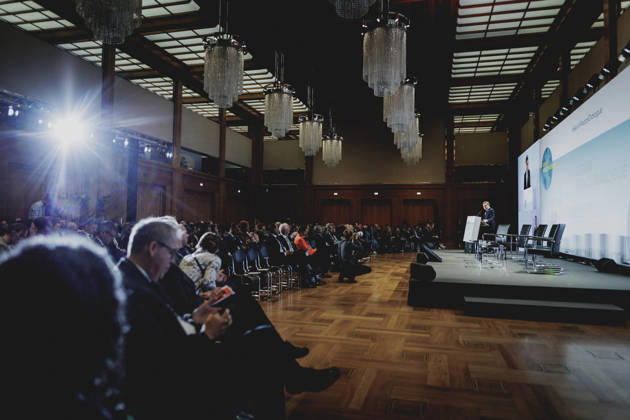 Johann Wadephul, CDU, Federal Minister of Foreign Affairs, photographed during the Berlin Peace Dialogue in Berlin on October 8, 2026. Photographed on behalf of the Federal Foreign Office, Berlin, Germany Copyright: xFlorianxGaertnerx