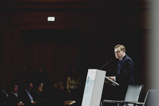 Johann Wadephul, CDU, Federal Minister of Foreign Affairs, photographed during the Berlin Peace Dialogue in Berlin on October 8, 2026. Photographed on behalf of the Federal Foreign Office, Berlin, Germany Copyright: xFlorianxGaertnerx