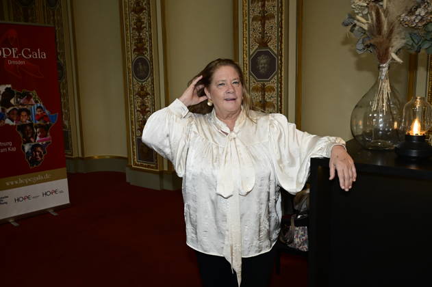 Kathy Kelly at the press conference and presentation of the 16th HOPE Award for the 18th HOPE Gala in Dresden at the Schauspielhaus Dresden, Dresden, October 8, 2026 Copyright: xMatthiasxWehnertx