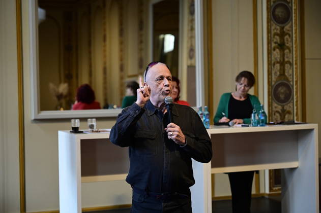 Stefan Hippler at the press conference and presentation of the 16th HOPE Award for the 18th HOPE Gala in Dresden at the Schauspielhaus Dresden, Dresden, October 8, 2026 Copyright: xMatthiasxWehnertx