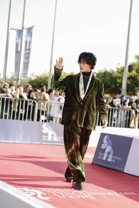red carpet at Seoul Drama Awards in South Korea Japanese singer and actor Jin Akanishi poses for photos on the red carpet during the 21st Seoul International Drama Awards in Seoul, South Korea, on October 08, 2026. Seoul South Korea Copyright: xMatrixxImages JungxUi-Chelx