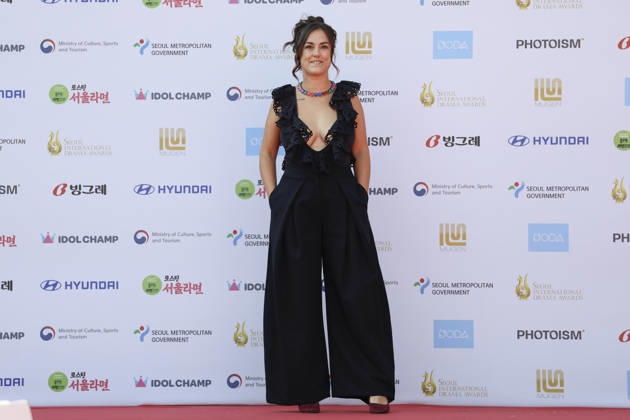 red carpet at Seoul Drama Awards in South Korea Producer Amaya Izquierdo Lorenzo poses for photos on the red carpet during the 21st Seoul International Drama Awards in Seoul, South Korea, on October 08, 2026. Seoul South Korea  Copyright: xMatrixxImages JungxUi-Chelx