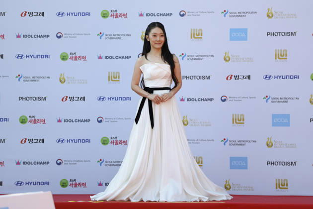 red carpet at Seoul Drama Awards in South Korea South Korean actress Park Gyeong-hye poses for photos on the red carpet during the 21st Seoul International Drama Awards in Seoul, South Korea, on October 08, 2026. Seoul South Korea  Copyright: xMatrixxImages JungxUi-Chelx
