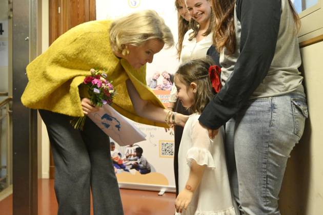 Queen Mathilde Visits Winners Of the 2026 Queen Mathilde Prize BRUSSELS, BELGIUM - OCTOBER 08: Queen Mathilde of Belgium pictured visiting two organizations that won the 2026 Queen Mathilde Prize : « le Petit Vélo Jaune », on October 08, 2026 in Brussels, Belgium, 08 10 2026 Brussels Belgium  Copyright: xPhilipxReynaersx