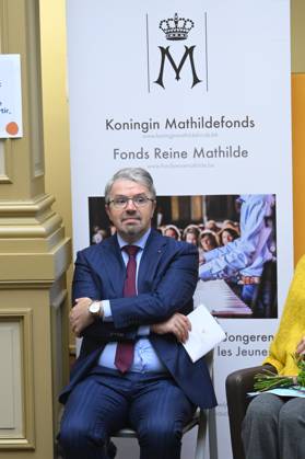 Queen Mathilde Visits Winners Of the 2026 Queen Mathilde Prize BRUSSELS, BELGIUM - OCTOBER 08: Queen Mathilde of Belgium and Frederic Van Leeuw, procureur pictured visiting two organizations that won the 2026 Queen Mathilde Prize : « le Petit Vélo Jaune », on October 08, 2026 in Brussels, Belgium, 08 10 2026 Brussels Belgium  Copyright: xPhilipxReynaersx
