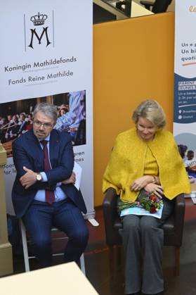 Queen Mathilde Visits Winners Of the 2026 Queen Mathilde Prize BRUSSELS, BELGIUM - OCTOBER 08: Queen Mathilde of Belgium and Frederic Van Leeuw, procureur pictured visiting two organizations that won the 2026 Queen Mathilde Prize : « le Petit Vélo Jaune », on October 08, 2026 in Brussels, Belgium, 08 10 2026 Brussels Belgium  Copyright: xPhilipxReynaersx