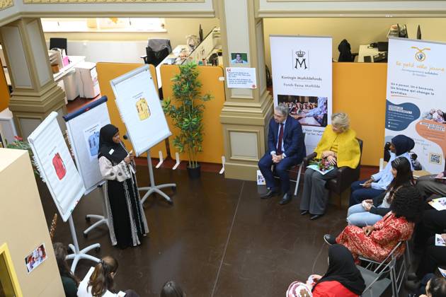 Queen Mathilde Visits Winners Of the 2026 Queen Mathilde Prize BRUSSELS, BELGIUM - OCTOBER 08: Queen Mathilde of Belgium pictured visiting two organizations that won the 2026 Queen Mathilde Prize : « le Petit Vélo Jaune », on October 08, 2026 in Brussels, Belgium, 08 10 2026 Brussels Belgium  Copyright: xPhilipxReynaersx