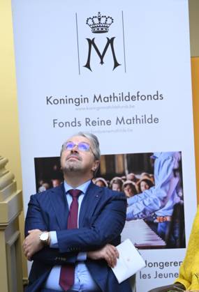 Queen Mathilde Visits Winners Of the 2026 Queen Mathilde Prize BRUSSELS, BELGIUM - OCTOBER 08: Queen Mathilde of Belgium and Frederic Van Leeuw, procureur pictured visiting two organizations that won the 2026 Queen Mathilde Prize : « le Petit Vélo Jaune », on October 08, 2026 in Brussels, Belgium, 08 10 2026 Brussels Belgium  Copyright: xPhilipxReynaersx