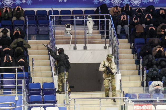BELARUS, MINSK - OCTOBER 8, 2026: The final phase of the Eurasia-Antiterror 2026 counter-terrorism exercise by relevant agencies of the CIS and SCO member states. The drill is held as part of the 2026 CIS and SCO Counter-Terrorism Forum. Maxim Malinovsky TASS  98943916