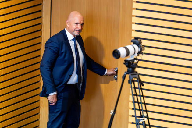 October 8, 2026, GER, Politics News, 8th Legislative Session, 57th Plenary Session in the Plenary Hall of the Thuringian State Parliament; Steffen Quasebarth of Thuringia Fair Fails in the First Round of Voting for Vice President of the Thuringian State Parliament; 99096 Erfurt; Thuringian State Parliament; Thuringia; Germany