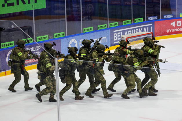 BELARUS, MINSK - OCTOBER 8, 2026: The final phase of the Eurasia-Antiterror 2026 counter-terrorism exercise by relevant agencies of the CIS and SCO member states. The drill is held as part of the 2026 CIS and SCO Counter-Terrorism Forum Minsk Belarus - ZUMAt113 20261008_zaa_t113_296 Copyright: xMaximxMalinovskyx