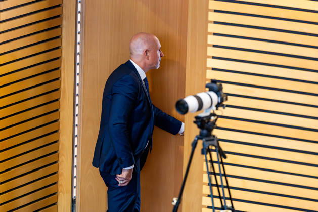 October 8, 2026, GER, Politics News, 8th Legislative Session, 57th Plenary Session in the Plenary Hall of the Thuringian State Parliament; Steffen Quasebarth of Thuringia Gerecht fails to win the first round of voting for Vice President of the Thuringian State Parliament; 99096 Erfurt; Thuringian State Parliament; Thuringia; Germany