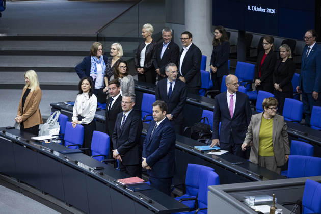 The Government Bench, photographed in Berlin, October 8, 2026, Berlin, Germany Copyright: xRubyxTilkornx