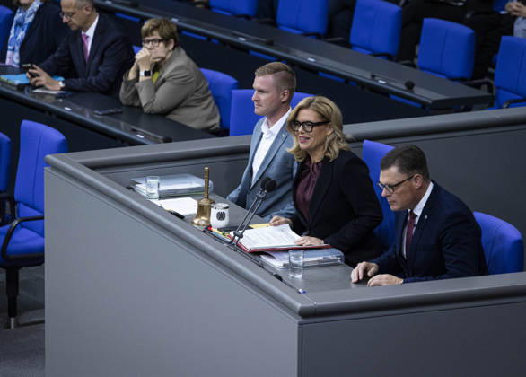 Julia Kloeckner (CDU), President of the German Bundestag, photographed in Berlin, October 8, 2026, Berlin, Germany Copyright: xRubyxTilkornx