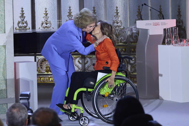 October 8, 2026, Madrid, Madrid, Spain: QUEEN SOFIA and Ã‚ MARoÂA DE MAR COGOLLOS attend Mapfre Foundation Social awards Madrid Spain  - ZUMAc260 20261008_zep_c260_022 Copyright: xMikexChicorrox