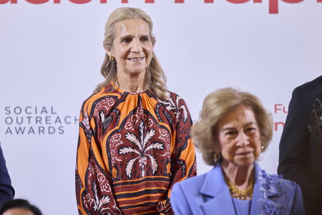 October 8, 2026, Madrid, Madrid, Spain: QUEEN SOFIA and PRINCESS ENENA DE BORBON attend Mapfre Foundation Social awards Madrid Spain  - ZUMAc260 20261008_zep_c260_020 Copyright: xMikexChicorrox