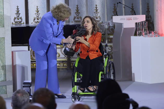 October 8, 2026, Madrid, Madrid, Spain: QUEEN SOFIA and Ã‚ MARoÂA DE MAR COGOLLOS attend Mapfre Foundation Social awards Madrid Spain - ZUMAc260 20261008_zep_c260_023 Copyright: xMikexChicorrox