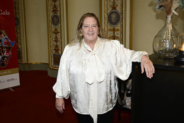 Kathy Kelly at the press conference and presentation of the 16th HOPE Award at the 18th Hope Gala 2026 at the Schauspielhaus Dresden, Dresden, October 8, 2026 Foto:xM.xWehnertx xFuturexImagex hope_pk_6008