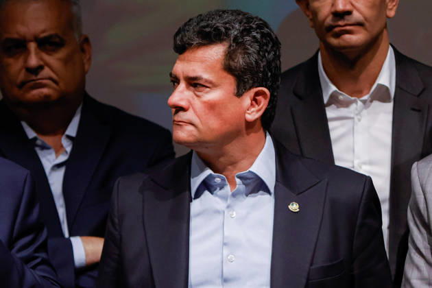 BRASiLIA, DF - 08.10.2026: FLaVIO MEETS WITH POLITICIANS FROM THE PL - Governor Sérgio Moro at a meeting between Flavio Bolsonaro and PL deputies and governors elected this Thursday (October 8th) at the Brasil 21 building. x3026715x  JoaoxPedroxCarvalho