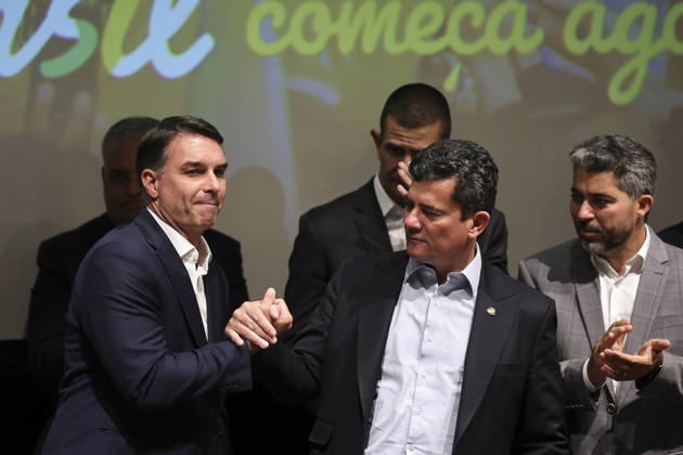 Brazilian presidential candidate Flavio Bolsonaro of the Liberal Party BRASILIA, BRAZIL - OCTOBER 08 : Brazilian presidential candidate Flavio Bolsonaro of the Liberal Party (PL) attends a meeting with elected governors ahead of the presidential runoff election, in Brasilia, Brazil on October 08, 2026. Mateus Bonomi Anadolu Brasilia Brazil. Editorial use only. Please get in touch for any other usage.  Copyright: x2026xAnadoluxMateusxBonomix