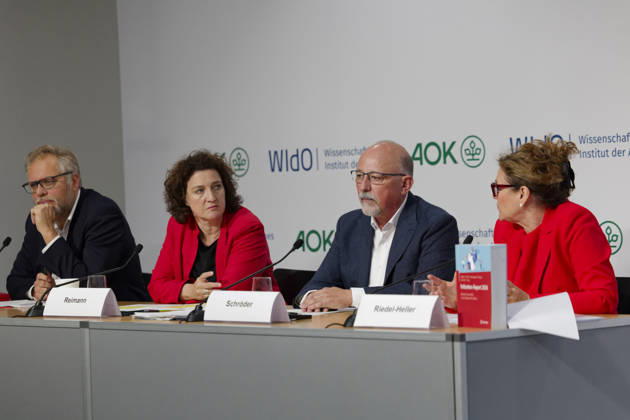 AOK Absenteeism Report 2026 Presented October 8, 2026, Germany, Berlin Press Conference: Absenteeism Report 2026 by the AOK Federal Associa