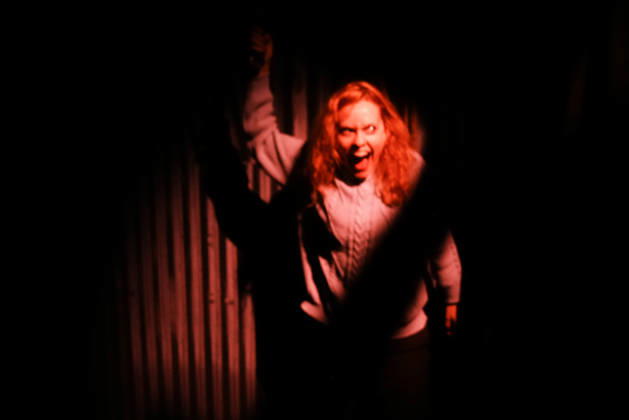 October 8, 2026, New York, New York, USA: An actor portraying Pam Voorhees holds a knife as Universal Peacock hosts a Camp Crystal Lake experience at the 2026 New York Comic Con at the Javits Center on October 8, 2026 in New York. Crystal Lake premieres on Peacock on October 15. The series is a prequel to the Friday the 13th franchise. New York USA  - ZUMAb148 20261008_zap_b148_024 Copyright: xBryanxSmithx