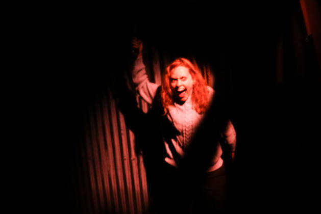 October 8, 2026, New York, New York, USA: An actor portraying Pam Voorhees holds a knife as Universal Peacock hosts a Camp Crystal Lake experience at the 2026 New York Comic Con at the Javits Center on October 8, 2026 in New York. Crystal Lake premieres on Peacock on October 15. The series is a prequel to the Friday the 13th franchise. New York USA  - ZUMAb148 20261008_zap_b148_031 Copyright: xBryanxSmithx