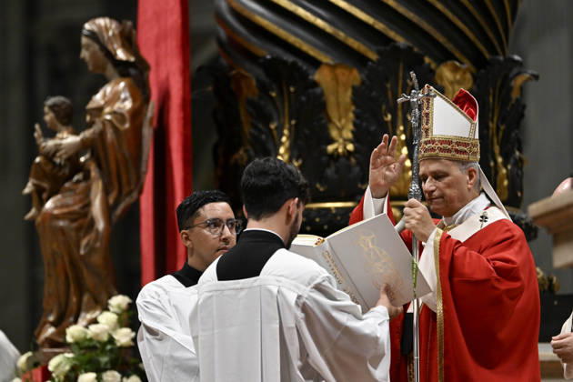 ITALY - POPE - VATICAN-2026 10 8 Italy, Rome, Vatican, 2026 10 8 Pope Leo XIV officiates the holy mass for the inauguration of the academic year of the pontifical universities at the St. Peter s Basilica in the Vatican. EDITORIAL USE ONLY - NO BOOKS Copyright: xVATICANxMEDIA xCatholicxPressxPhotox