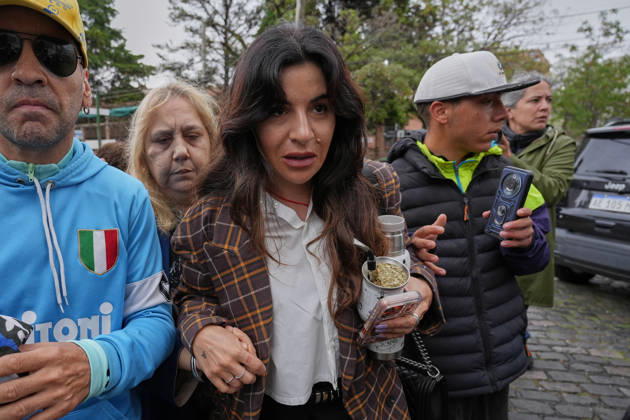 Closing arguments begin in the Maradona s death in Argentina SAN ISIDRO, ARGENTINA - OCTOBER 8: Maradona’s daughter Gianinna Maradona arrives at the courthouse as prosecutors and plaintiff attorneys present their closing arguments before Oral Criminal Court No. 7 in San Isidro, Argentina on October 8, 2026. The trial has entered its final stage, with the accusing parties seeking severe penalties against seven medical professionals charged with homicide with eventual intent over allegations of negligent and indifferent medical care that contributed to Maradona’s death. Luciano Gonzalez Anadolu San Isidro Argentina. Editorial use only. Please get in touch for any other usage. Copyright: x2026xAnadoluxLucianoxGonzalezx