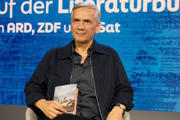 October 8, 2026, Frankfurt am Main, Frankfurt Book Fair 2026: Author Lutz Seiler presents his new book, *Das tickende Herz* KH