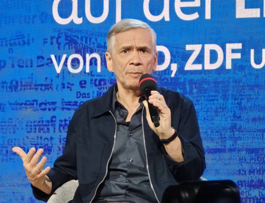 October 8, 2026, Frankfurt am Main, Frankfurt Book Fair 2026: Author Lutz Seiler presents his new book, *Das tickende Herz* KH