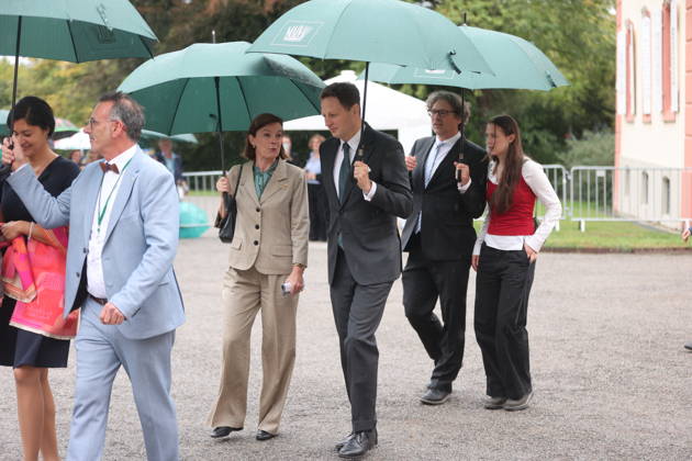 Georg Friedrich, Prince of Prussia, and Philipp Haug at the Mentor Foundation’s anniversary celebration on Mainau Island, Mainau, October 8, 2026 Copyright: xAgenturxMatthiasxWehnertx xM.xGränzdörferx