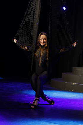 September 1, 2026, Herne, Revue Palast Ruhr: Press conference for the new show Iconics —a mix of cross-dressing, drag, live singing, acrobatics, and dance—featuring Sabrina Püschel
