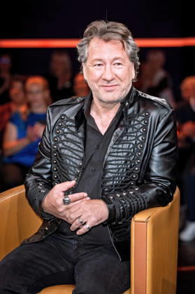 MDR Riverboat singer Claudius Dreilich KARAT during the taping of the MDR talk show Riverboat on October 8, 2026, at Mediacity Leipzig 20261008SFL0066