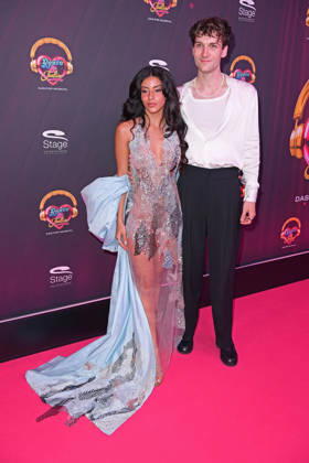 Rita Sebeh (aka Sebeya) as Julia and Jonathan Guth as Romeo at the JULIA MUSICAL PREMIERE at the Stage Palladium Theater in Stuttgart on October 8, 2026
