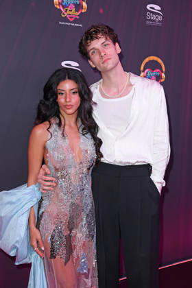 Rita Sebeh (aka Sebeya) as Julia and Jonathan Guth as Romeo at the JULIA MUSICAL PREMIERE at the Stage Palladium Theater in Stuttgart on October 8, 2026