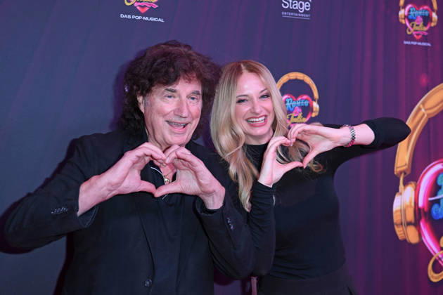 Olaf the Pinball Olaf Malolepski with his daughter Pia Malo at the JULIA MUSICAL PREMIERE at the Stage Palladium Theater in Stuttgart on October 8, 2026