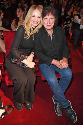 Olaf Malolepski, Olaf the Pinball Player, with his daughter Pia Malo at the JULIA MUSICAL PREMIERE at the Stage Palladium Theater in Stuttgart on October 8, 2026