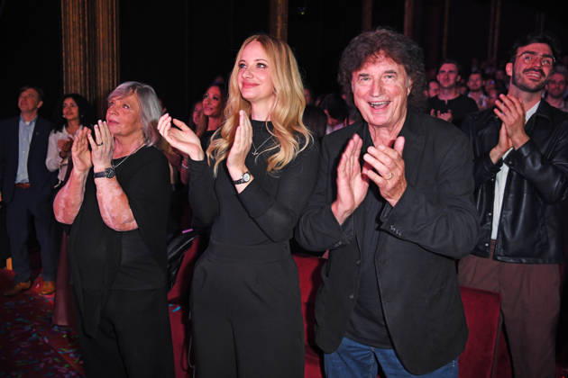 Olaf Malolepski, Olaf the Pinball Player, with his wife Sonja Malolepski and daughter Pia Malo at the JULIA MUSICAL PREMIERE at the Stage Palladium Theater in Stuttgart on October 8, 2026