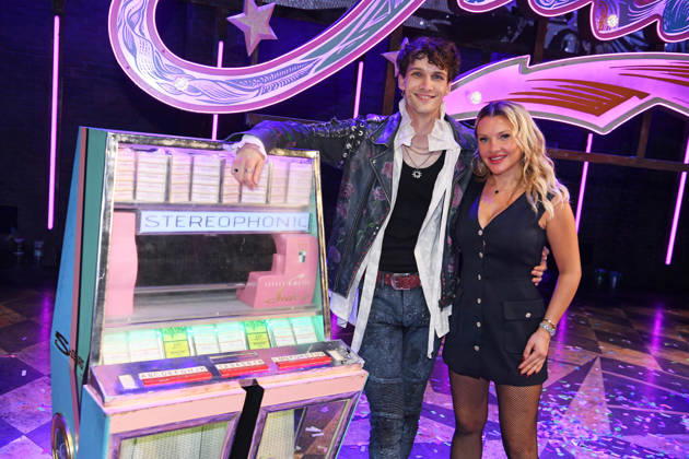 Jonathan Guth as Romeo and Evelyn Burdecki at the JULIA MUSICAL PREMIERE at the Stage Palladium Theater in Stuttgart on October 8, 2026