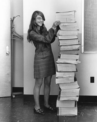 October 8, 2026: Pioneering computer scientist MARGARET HAMILTON passed away on September 30, 2026, at the age of 90. She famously led the MIT Instrumentation Laboratory team that developed the onboard flight software for s Apollo missions. File Image Shot On: Nov 25, 1969, Cambridge, Massachusetts, USA: Margaret Hamilton standing next to the navigation software that she and her MIT team produced for the Apollo Project. Cambridge USA  - ZUMAz03_ 19691125_new_z03_377 Copyright: xNASAx