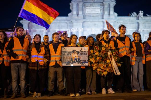 March in memory of Maricarmen in Madrid, Spain - 8 Oct 2026 Activists from the tenants union march through Madrid in memory of Maricarmen A march is making its way through the streets of Madrid, traveling from Puerta del Sol to the former home of Maricarmen Abascal—the 87-year-old woman who passed away 24 hours ago and whose eviction sparked a wave of citizen mobilization regarding the housing crisis. Madrid Spain Copyright: xDavidxCanalesx xSOPAxImagesx David-Canales-1456975
