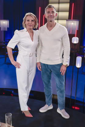 Susan Link and Micky Beisenherz during the taping of the WDR talk show Kölner Treff at WDR Studio BS 3 in Cologne, October 8, 2026 Foto:xR.xSchmiegeltx xFuturexImagex koelner_treff0810_6039