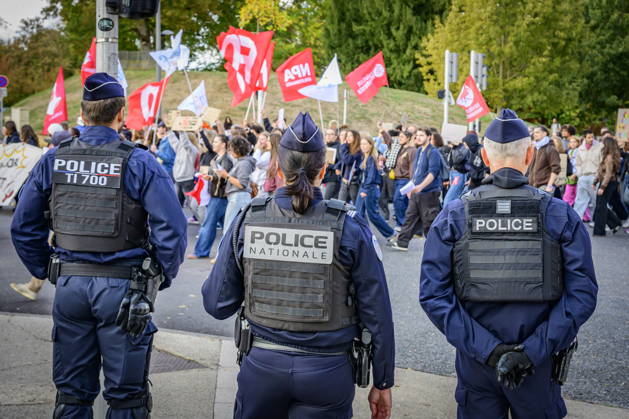 October 8, 2026, Lorraine, Metz: On Thursday, as in the rest of France, several hundred students protested in downtown Metz for better conditions in schools. bub