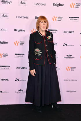 Gisele Pelicot at the 2026 Brigitte Awards ceremony at the Kino International in Berlin on October 8, 2026
