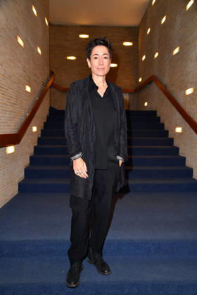 Dunja Hayali at the 2026 Brigitte Award ceremony at the Kino International in Berlin on October 8, 2026
