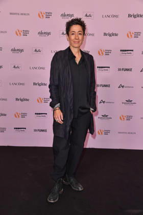 Dunja Hayali at the 2026 Brigitte Award ceremony at the Kino International in Berlin on October 8, 2026