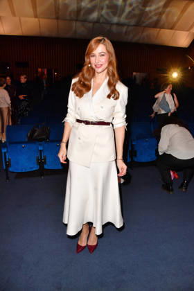 Katrin Bauerfeind at the 2026 Brigitte Award ceremony at the Kino International in Berlin on October 8, 2026
