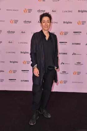 Dunja Hayali at the 2026 Brigitte Award ceremony at the Kino International in Berlin on October 8, 2026