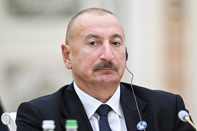 TURKMENISTAN, BALKAN PROVINCE - OCTOBER 9, 2026: Azerbaijan s President Ilham Aliyev attends a narrow-format meeting of the CIS Council of Heads of State in Turkmenbashi Turkmenistan - ZUMAt113 20261009_zaa_t113_150 Copyright: xSergeixBobylevx